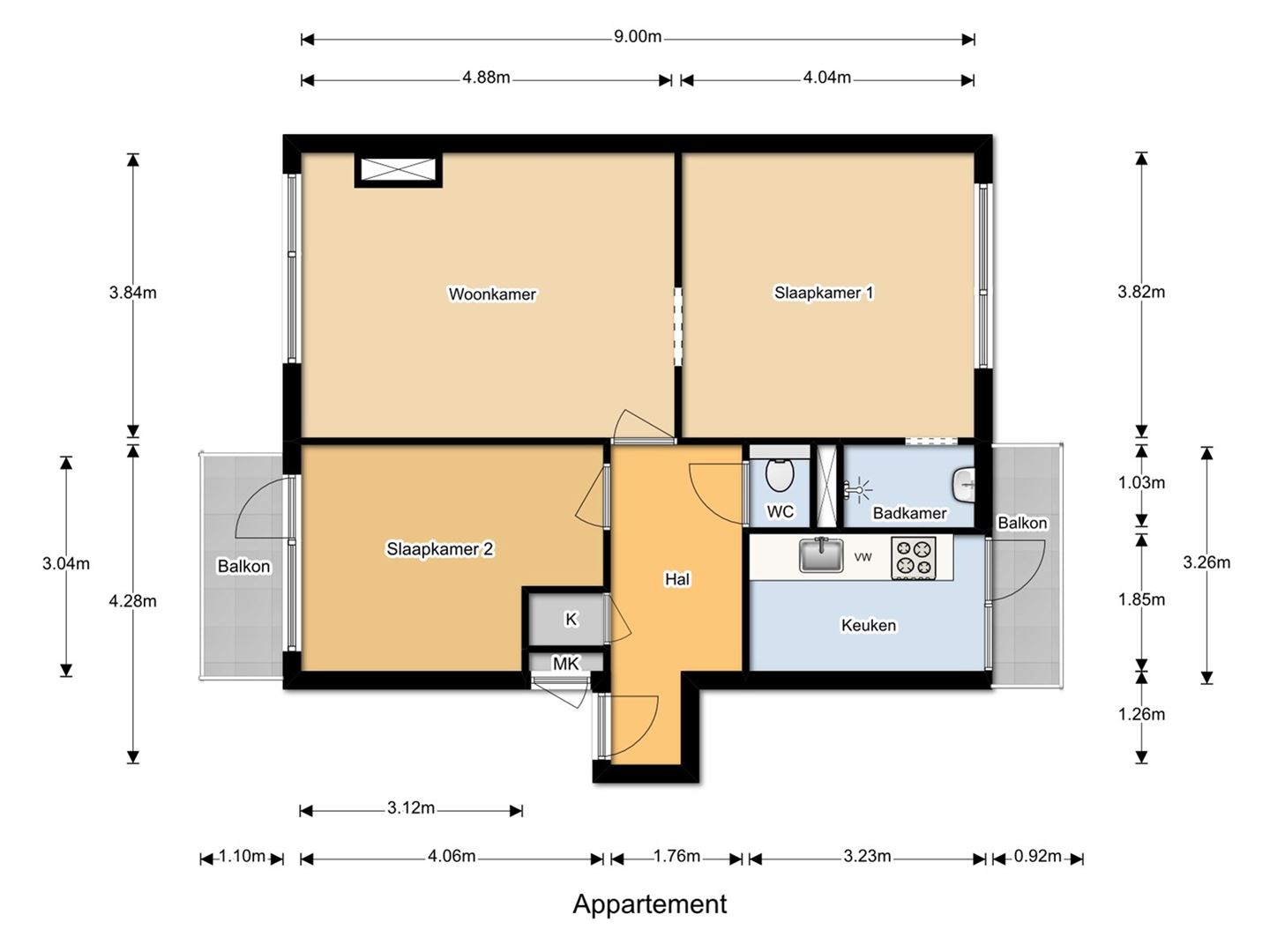 Te Huur 3 kamer Appartement Henri Polakstraat In Dordrecht