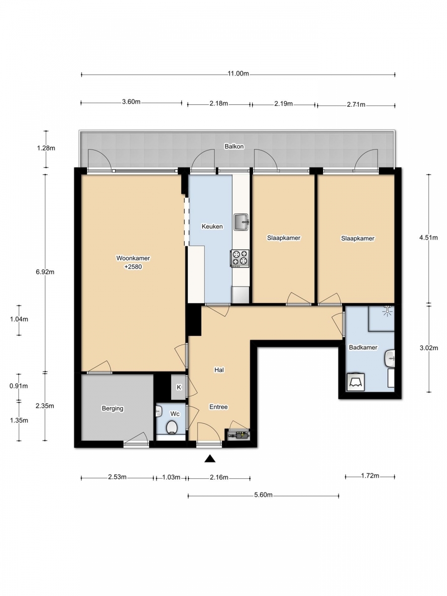 Te Huur 3 Kamer Appartement Het Breed In Amsterdam