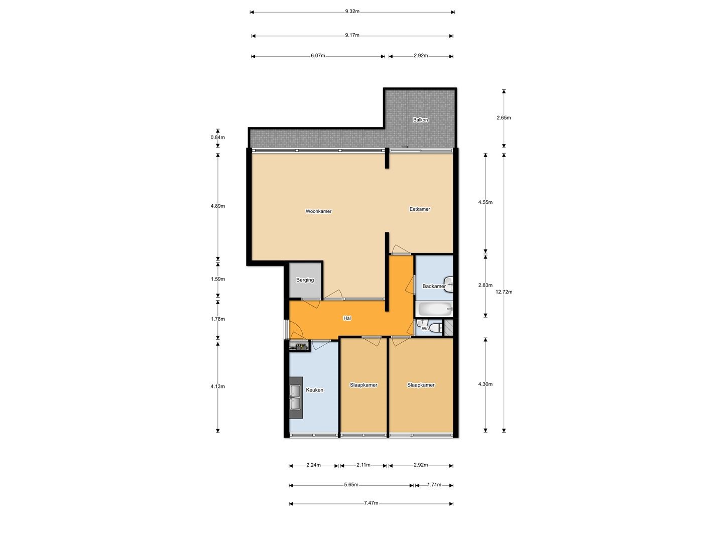 Te Huur 4 Kamer Appartement Aart van der Leeuwlaan In Delft