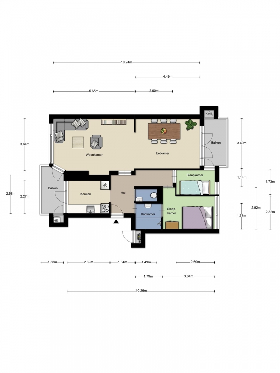 Te Huur 3 Kamer Appartement Willem Barentszweg In Hilversum