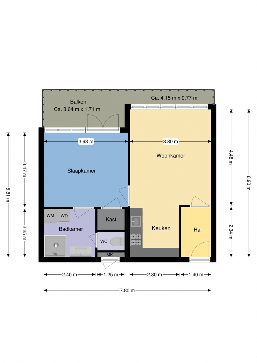 Te Huur 2 Kamer Appartement Victor van Vrieslandstraat In Haarlem