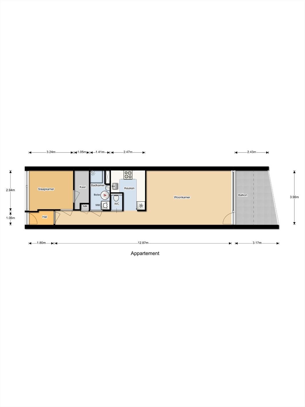 Te Huur 2 Kamer Appartement Neuweg In Hilversum