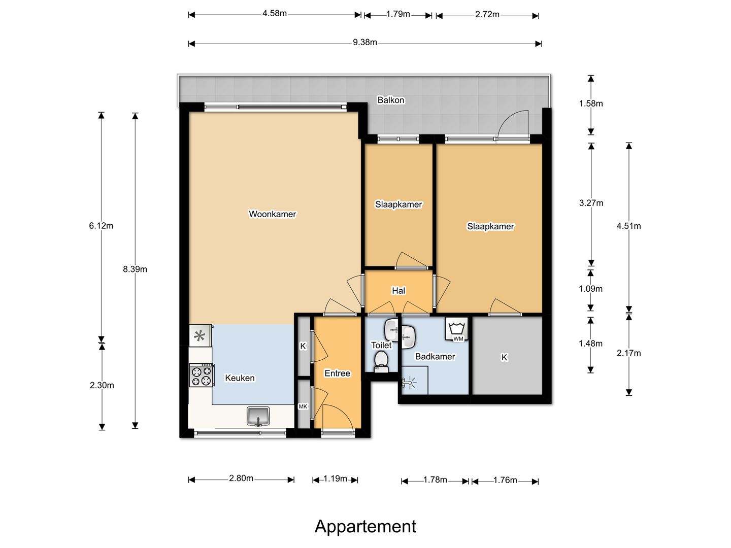 Te Huur 3 Kamer Appartement Malvert In Nijmegen