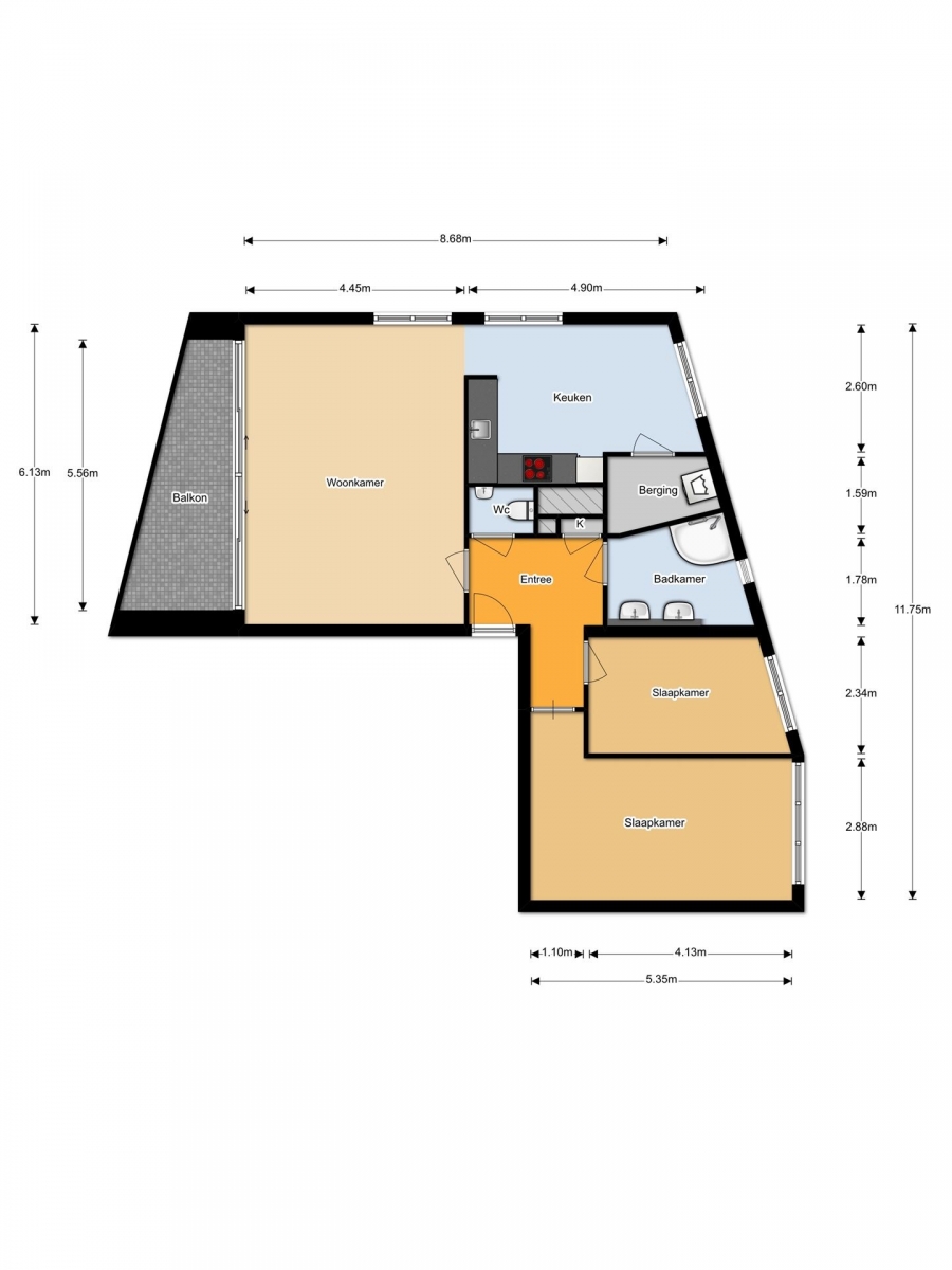 Te Huur 3 Kamer Appartement Spitsbergen In Almere