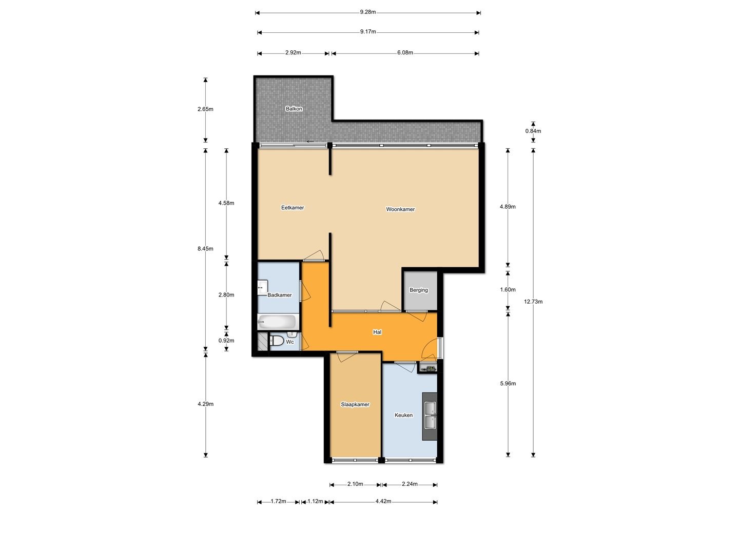 Te Huur 3 Kamer Appartement Jan Campertlaan In Delft