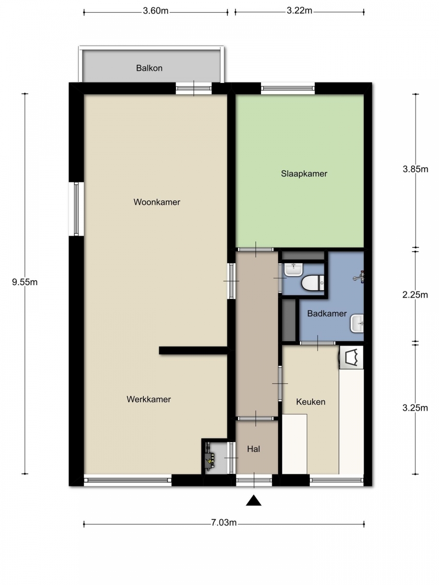 Te Huur 2 Kamer Appartement Maassingel In Den Bosch