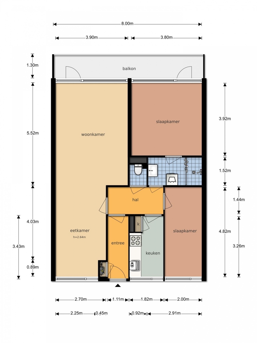 Te Huur 3 Kamer Appartement Hisveltplein In Arnhem