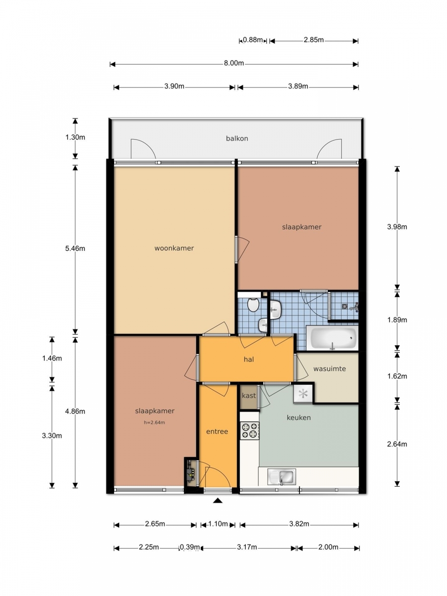 Te Huur 3 Kamer Appartement Gildemeestersplein In Arnhem