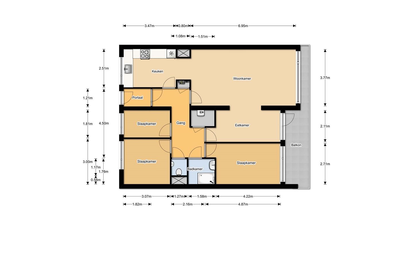 Te Huur 5 Kamer Appartement Nieuwendamlaan In Den Haag