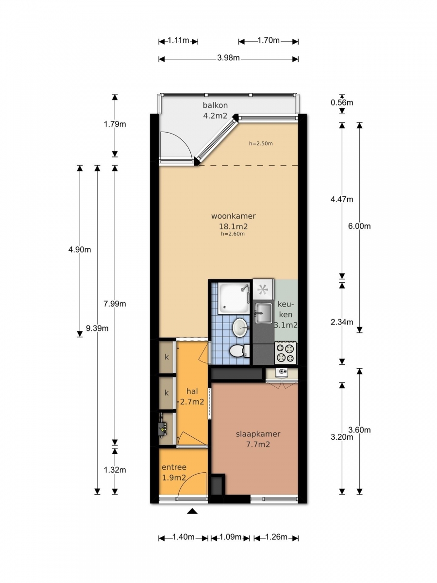 Te Huur 2 Kamer Appartement Hadewijchstraat In Alkmaar