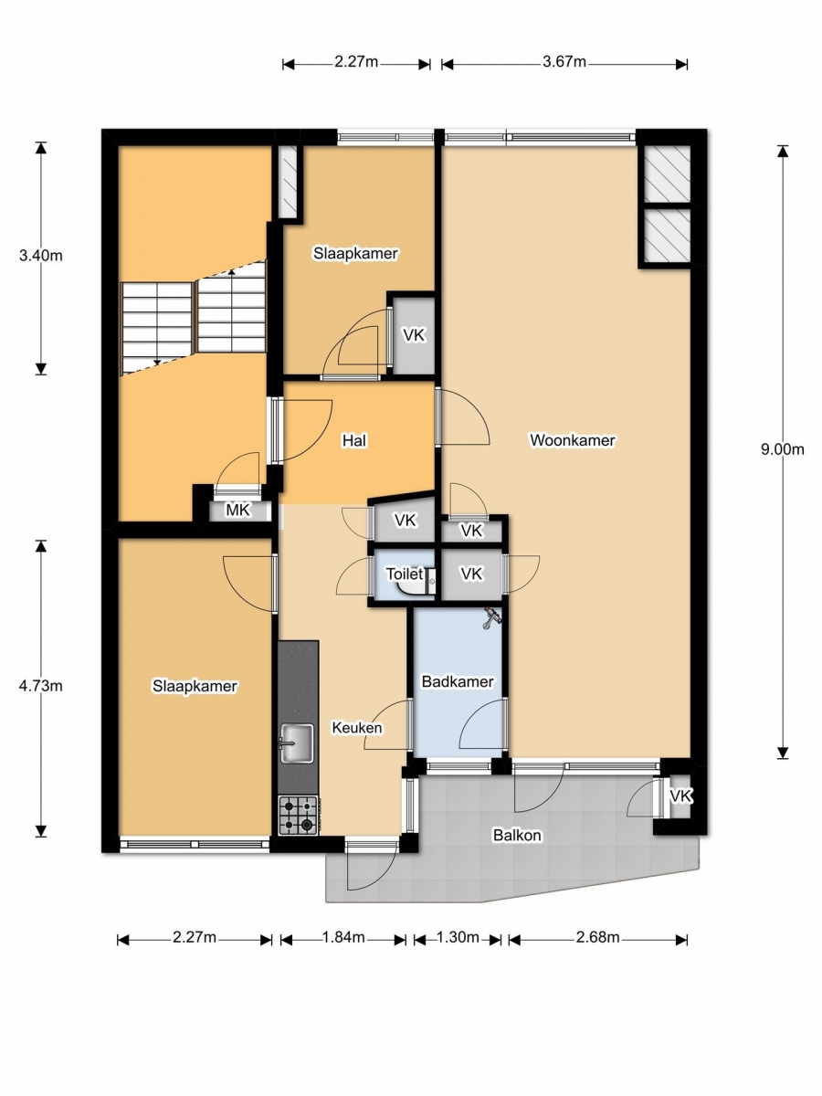 Te Huur 3 Kamer Appartement Stalpaertstraat In Alkmaar