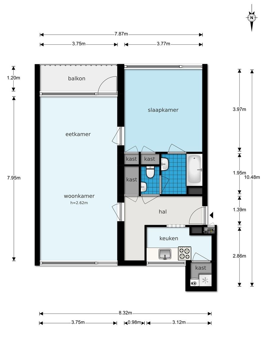 Te Huur 2 Kamer Appartement De Boelelaan In Amsterdam